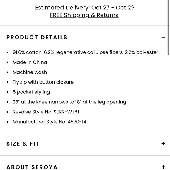 SEROYA Marbel Wide Leg Jeans in Rinse - Picture 3 of 7